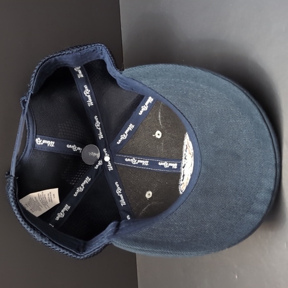 NWT,Wind River Outfitters Men's Blue/Gray Mesh, Snapback Trucker Hat,O/S. - Picture 7 of 9